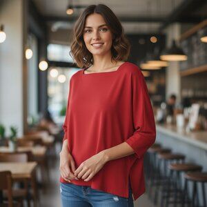 WynneLayers Square Neck Boxy Top